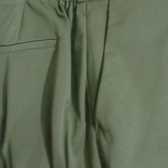 CB Collection Dress Slack Pants Olive Green Size 12 - Picture 3 of 5